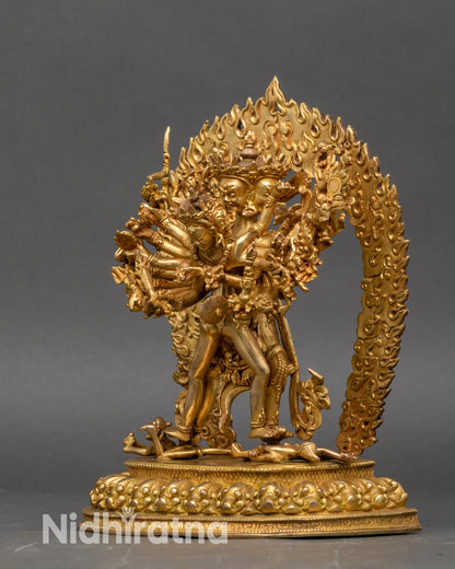 Tibetan Kalachakra – Meditation and Spiritual Protection Sculpture