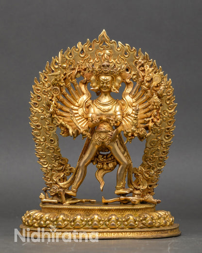 Tibetan Kalachakra – Meditation and Spiritual Protection Sculpture