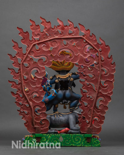Wrathful Yamantaka Vajrabhairava Statue | God of Death