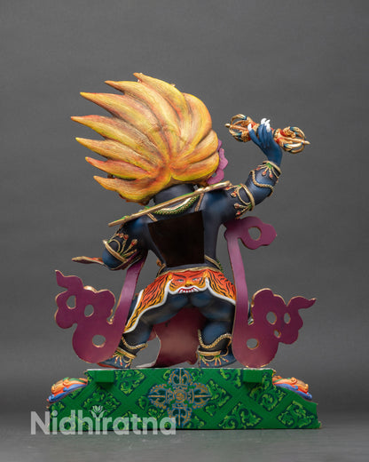 Wrathful Vajrapani – Spiritual Power & Protection Sculpture