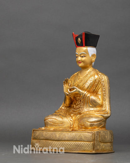 1st Karmapa Dusum Khyenpa Statue – Tibetan Meditation Master