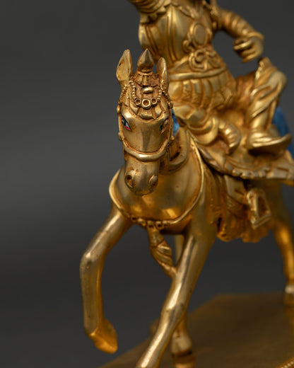 King Gesar Warrior Statue – Symbol of Strength and Protection