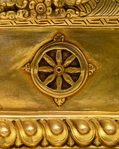 Maitreya Buddha on Throne Sculpture | Nepali Art & Craft