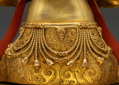 Maitreya Buddha on Throne Sculpture | Nepali Art & Craft