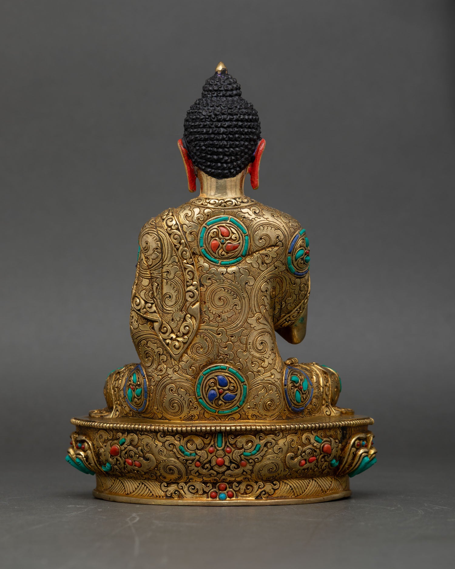 Five Dhyani Buddha Sculpture – Representation of Enlightened Wisdom