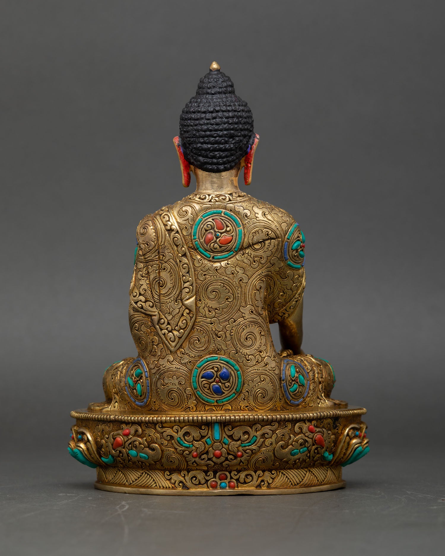 Five Dhyani Buddha Sculpture – Representation of Enlightened Wisdom