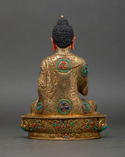 Five Dhyani Buddha Sculpture – Representation of Enlightened Wisdom