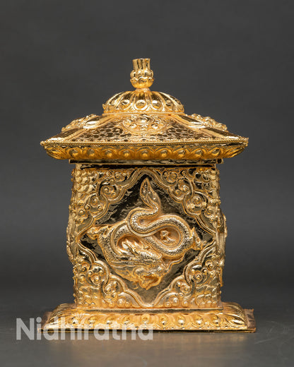 Tibetan Treasure Box | Spiritual Storage for Ornaments and Jewelry