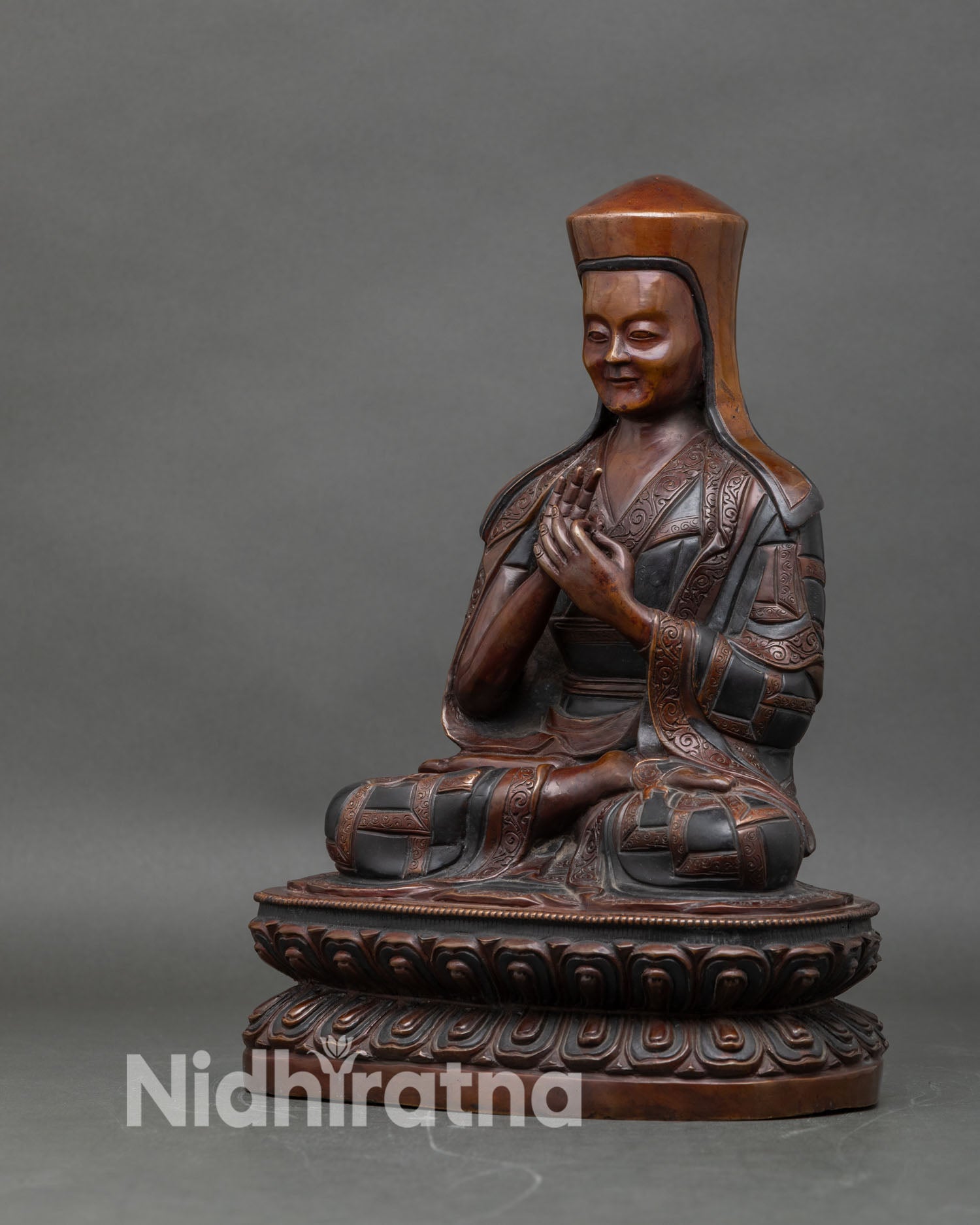 Karmapa Statue | Spiritual Guru Sculpture for Home Decor