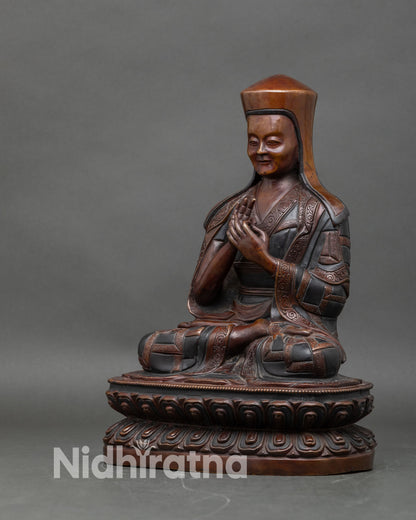 Karmapa Statue | Spiritual Guru Sculpture for Home Decor