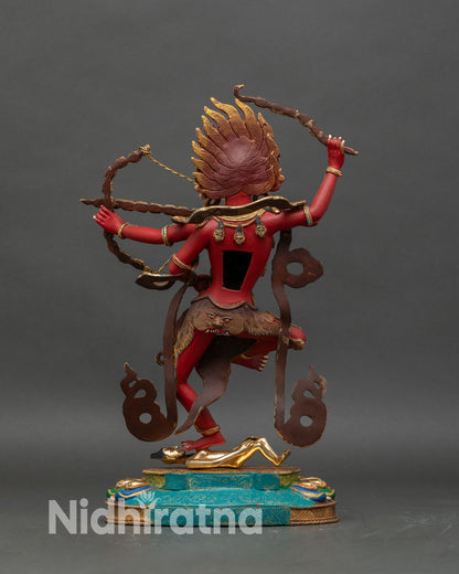 Wrathful Kurukulla Statue | Sacred Vajrayana Dakini