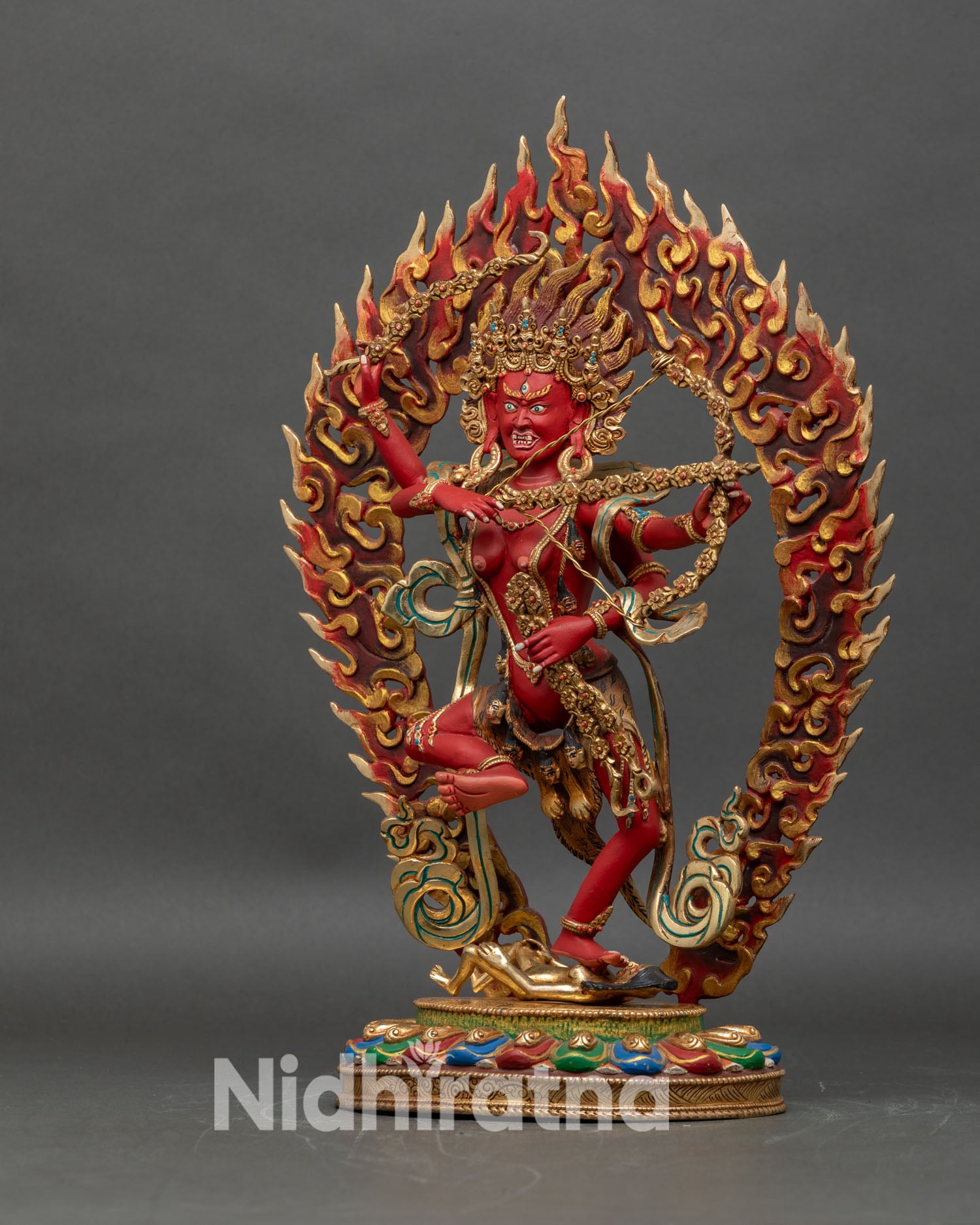 Wrathful Kurukulla Statue | Sacred Vajrayana Dakini