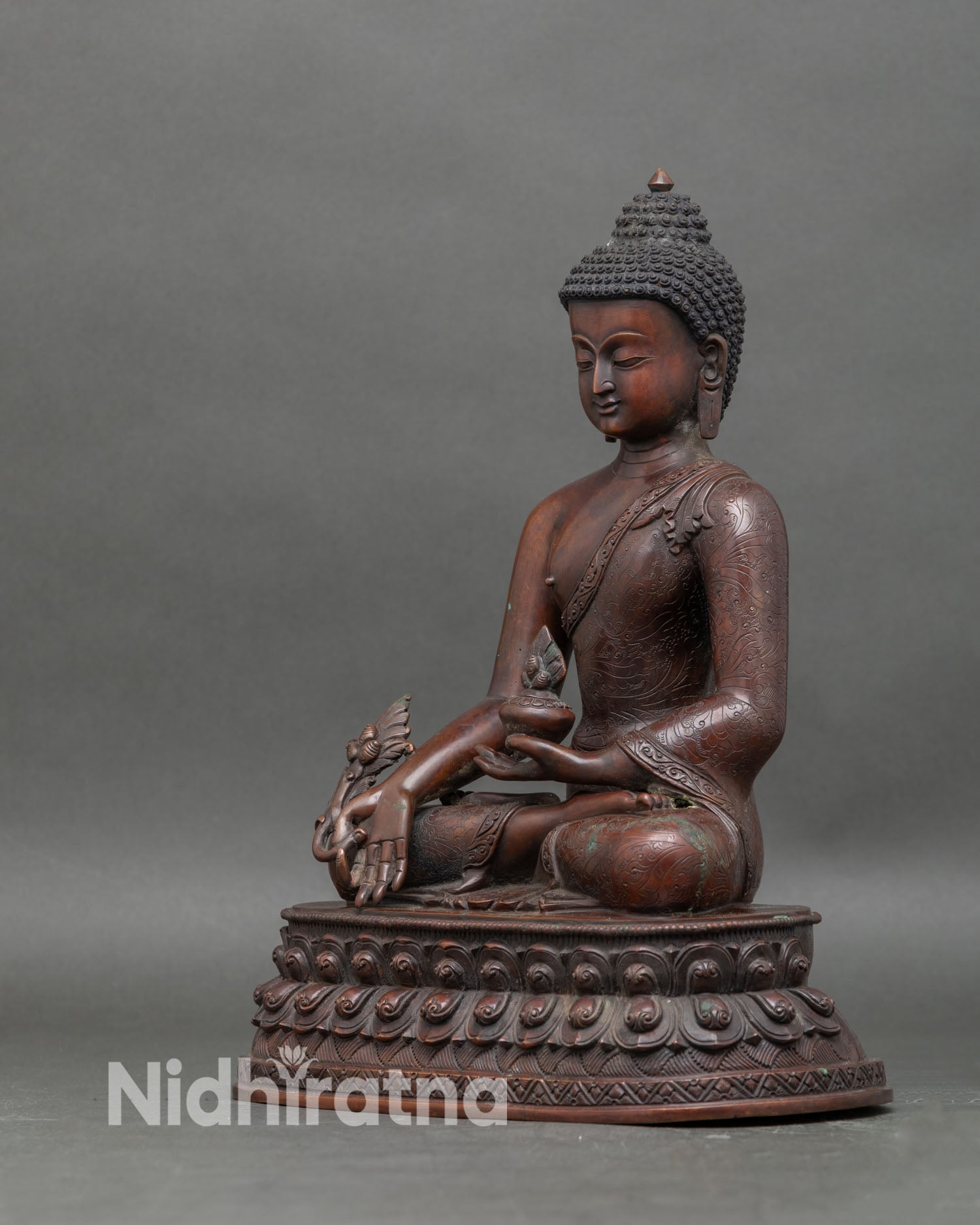 Medicine Buddha Statue | Tibetan Healing Buddha Art