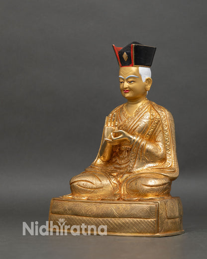 Dusum Khyenpa Statue | First Karmapa Buddhist Art from Nepal