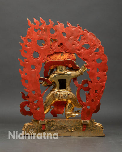 Vajrapani Statue | Handmade Thunderbolt Holder Figurine