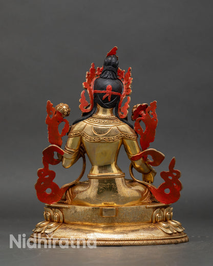 Beautiful White Tara Statue – Fine Buddhist Sculpture