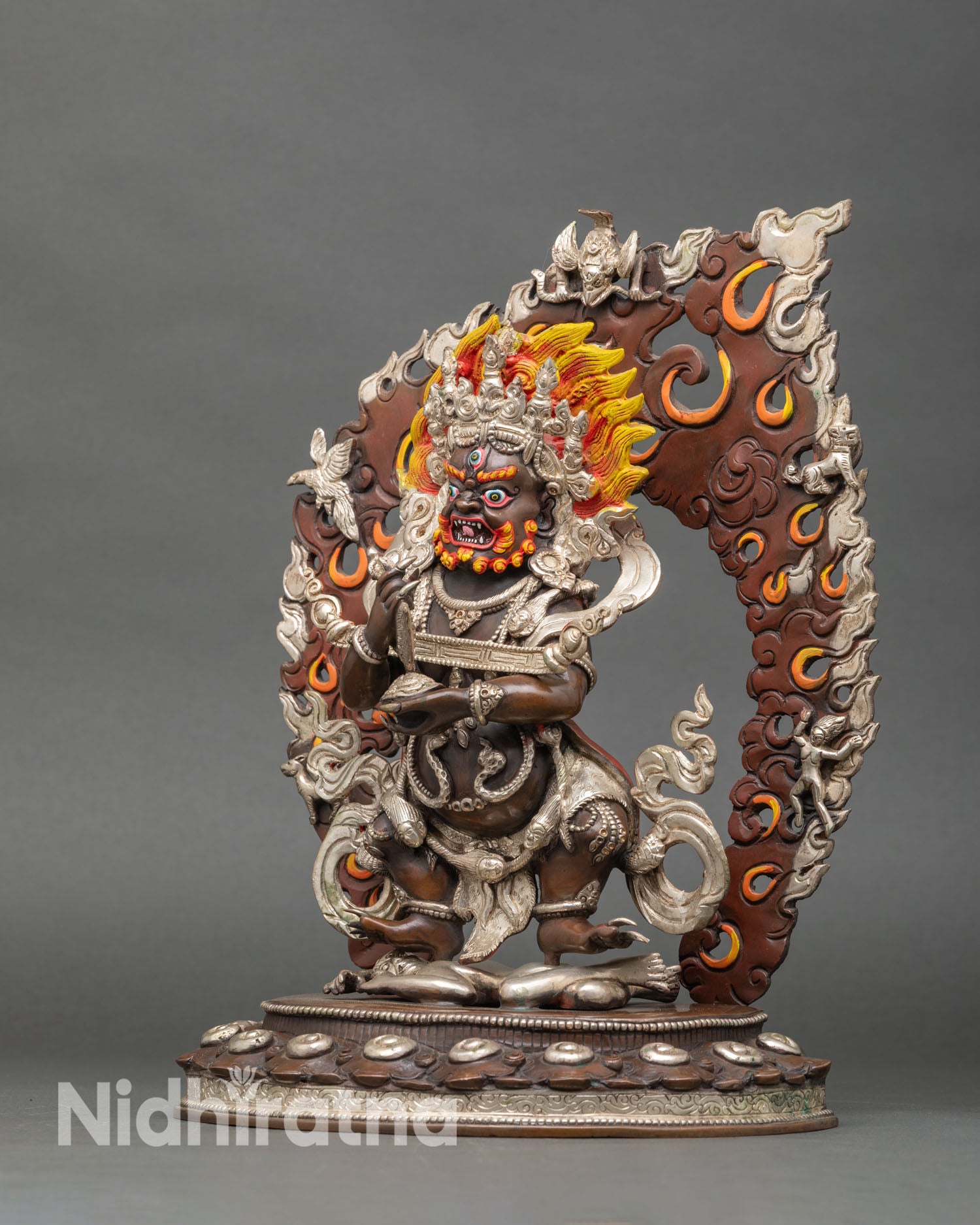 Sakya Mahakala Statue | Wrathful Protector Deity