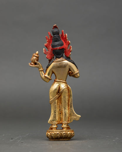 Guru Rinpoche Trio Statue Set | Buddhist Spiritual Figurines