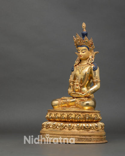 Authentic Amitayus Statue | Sacred Buddhist Sculpture