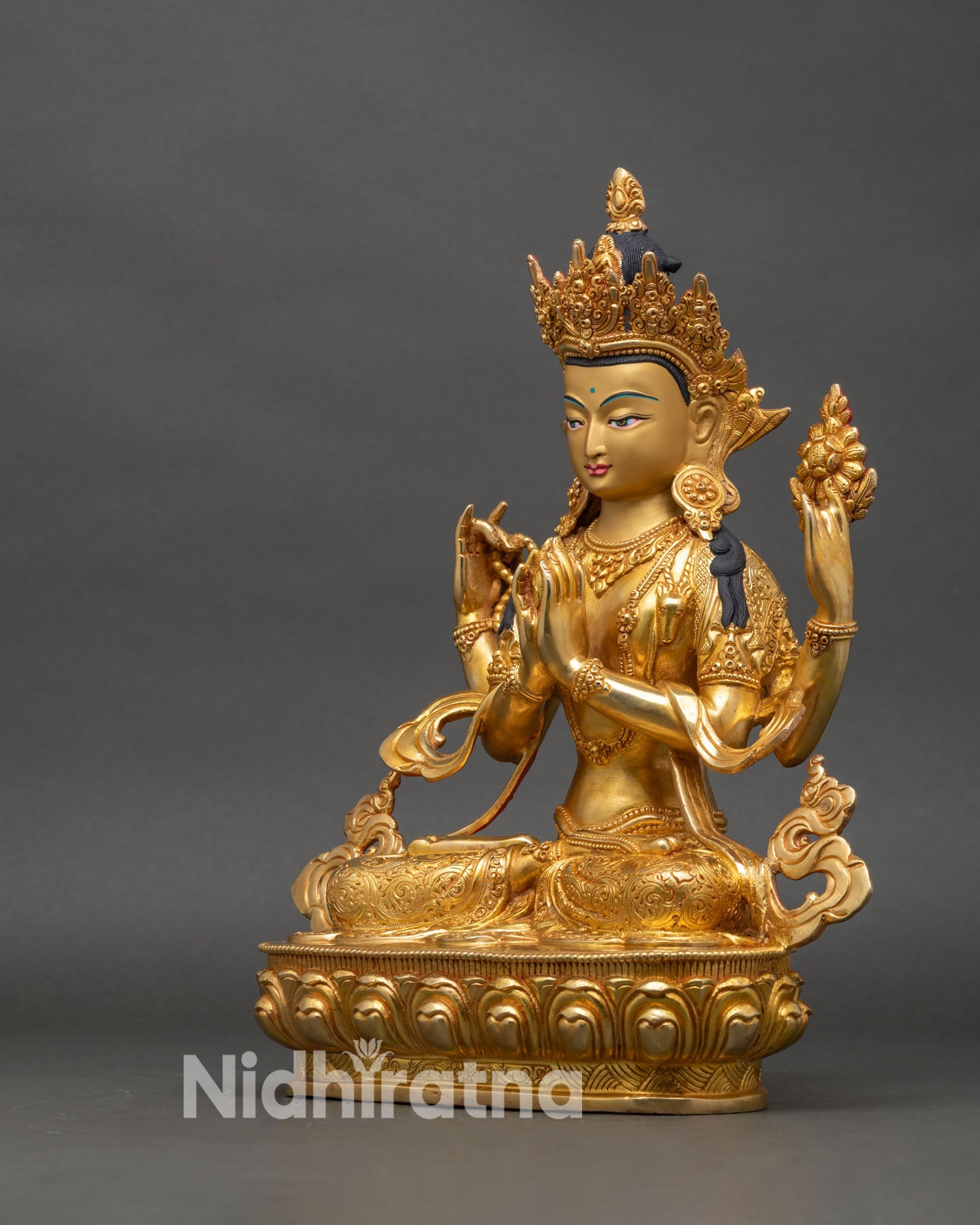 Tibetan Chenrezig | Compassionate Bodhisattva Sculpture