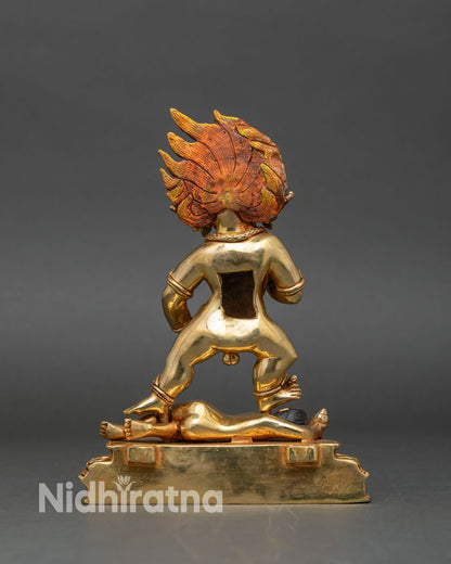 Black Dzambhala – Traditional Himalayan Copper Sculpture