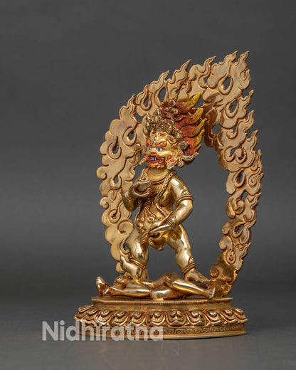Black Dzambhala – Traditional Himalayan Copper Sculpture