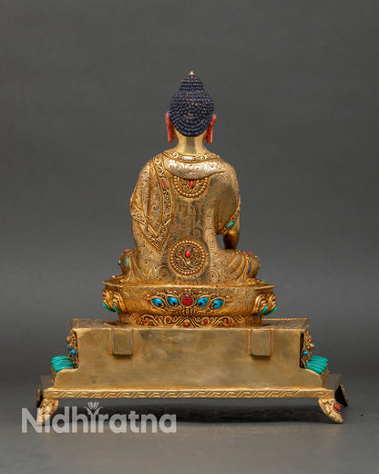 Buddha Shakyamuni  Sculpture | Sacred Himalayan Artwork
