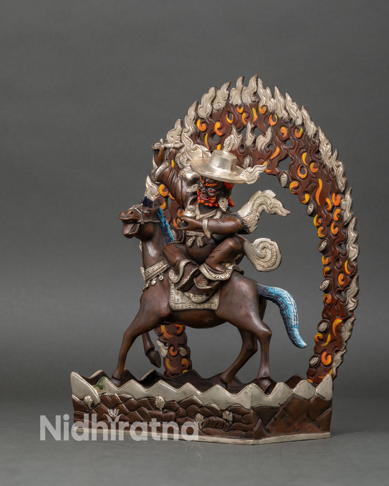 Pehar Gyalpo Statue | Tibetan Buddhist Guardian Art