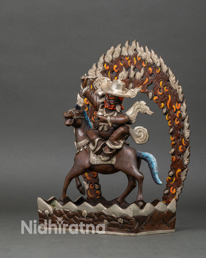 Pehar Gyalpo Statue | Tibetan Buddhist Guardian Art