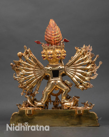 Yamantaka Tibetan Deity Statue – Wrathful Destroyer of Death