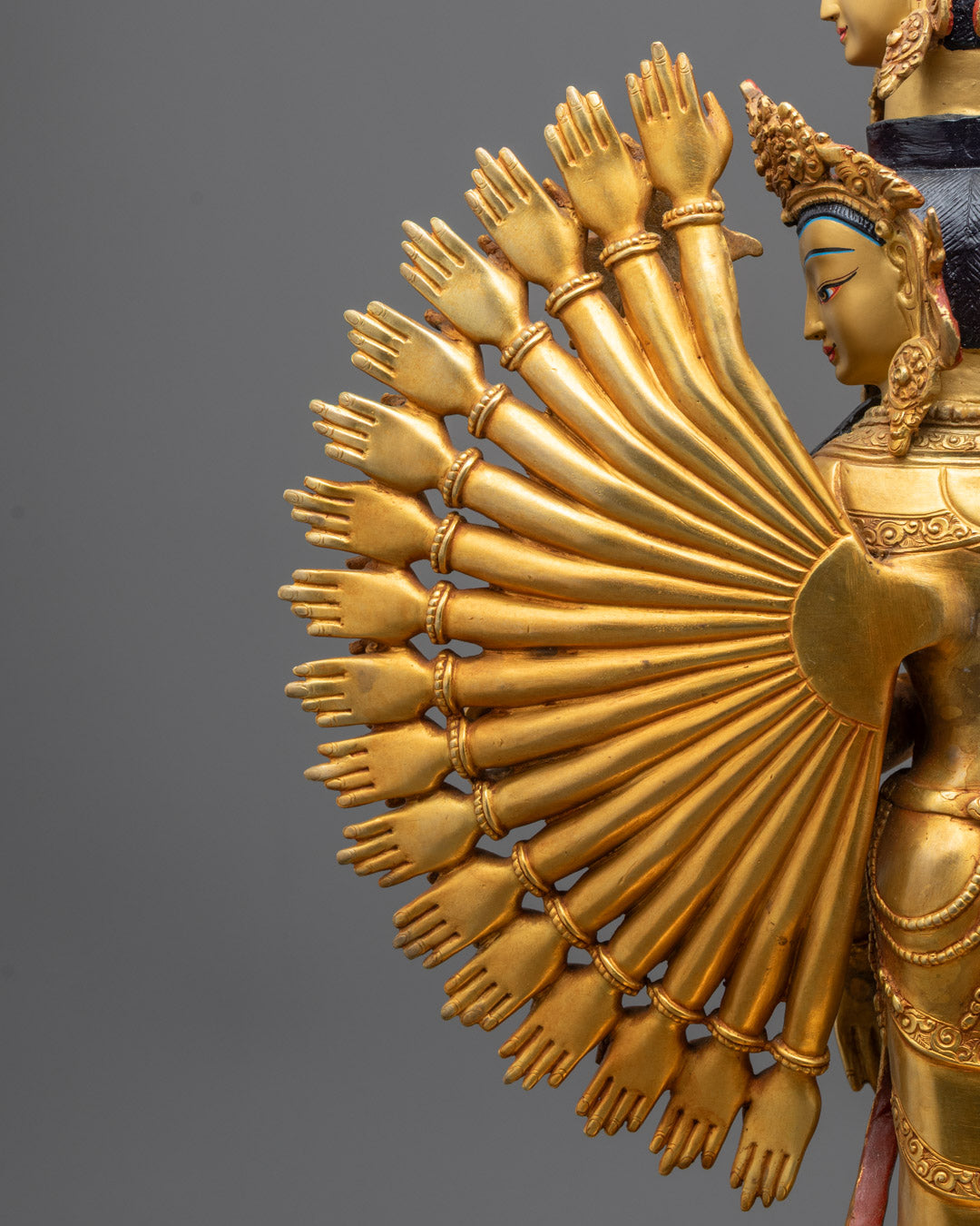 Beautiful 1000 Armed Chenrezig Statue for Sale