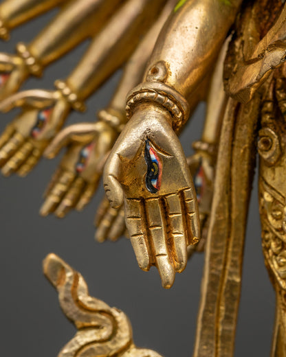 1000-Armed Avalokiteshvara Statue | Authentic Handcrafted Sculpture