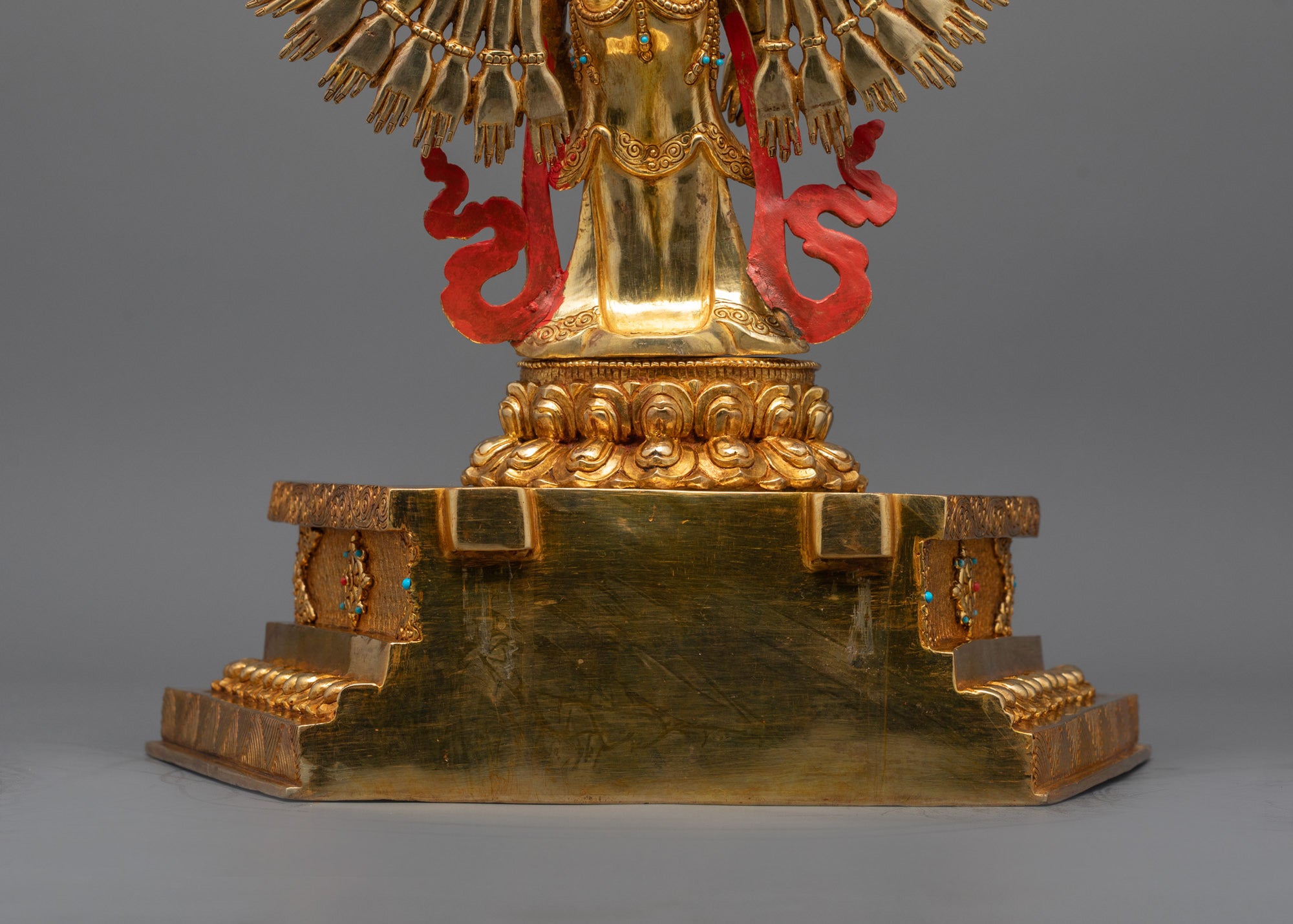 Hand-Carved 1000-Armed Chenrezig Statue | Avalokiteshvara Deity