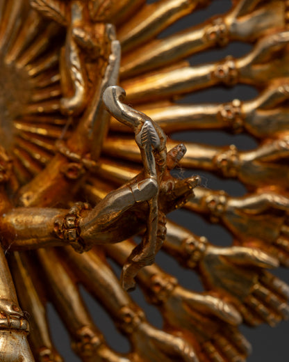 Thousand-Armed Chenrezig Bodhisattva Statue | Tibetan Artwork