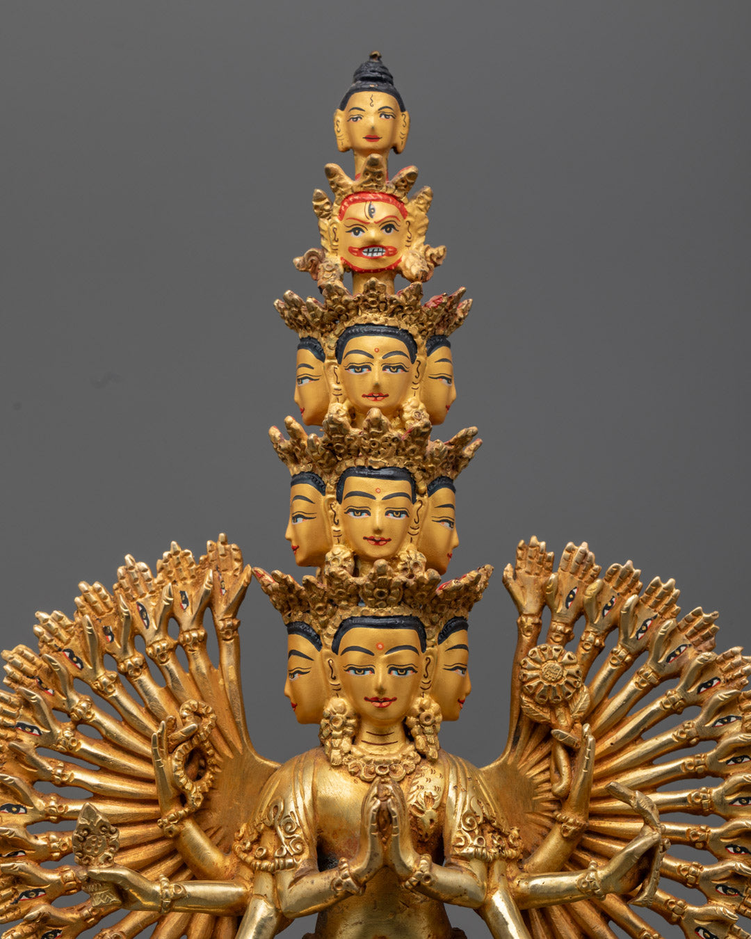 Handcrafted 1000 Armed Chenrezig Statue | Nepalese Buddhist Art