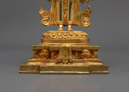 Handcrafted 1000 Armed Chenrezig Statue | Nepalese Buddhist Art