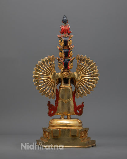 Handcrafted 1000 Armed Chenrezig Statue | Nepalese Buddhist Art