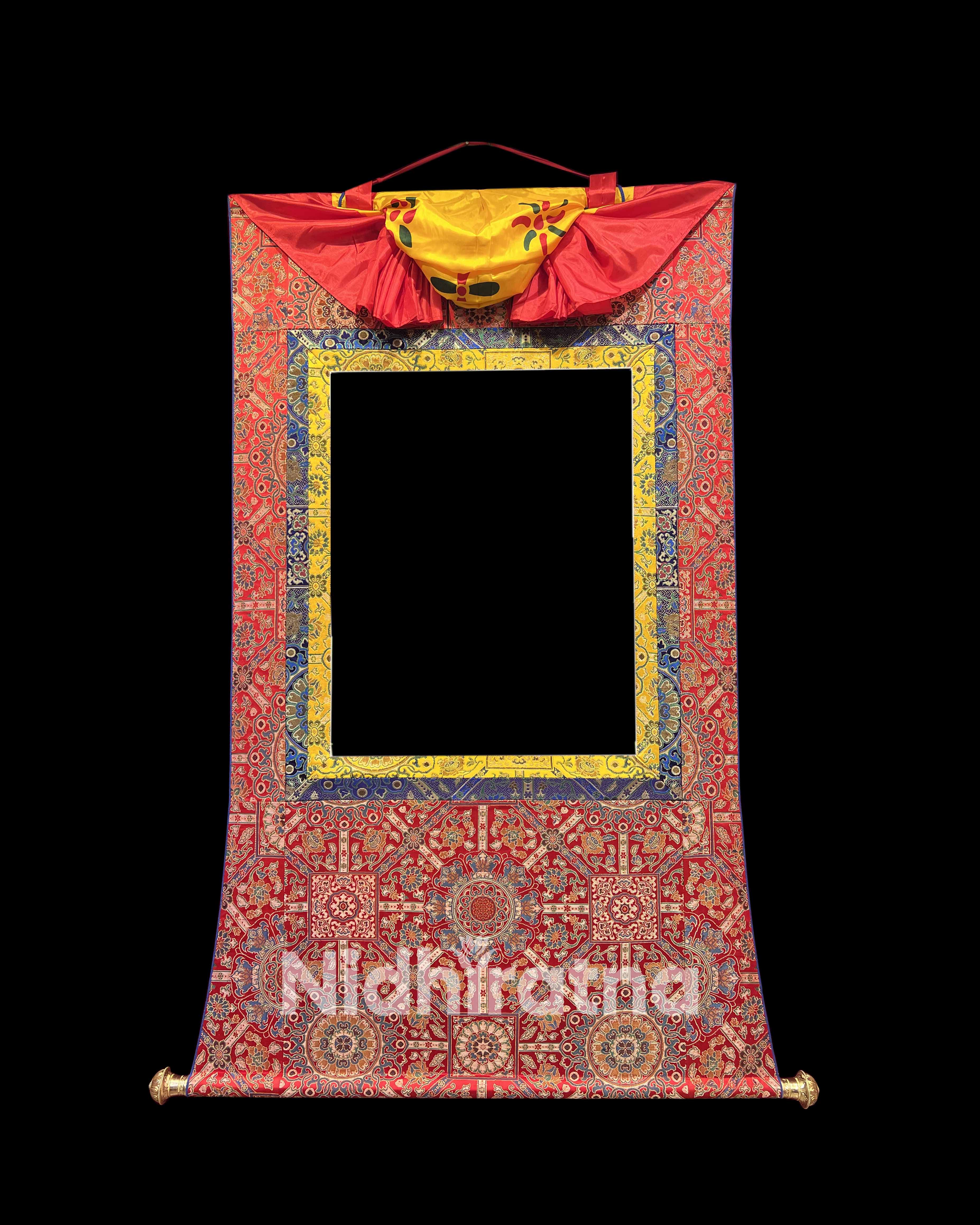 10 Tibetan Thangka Brocade