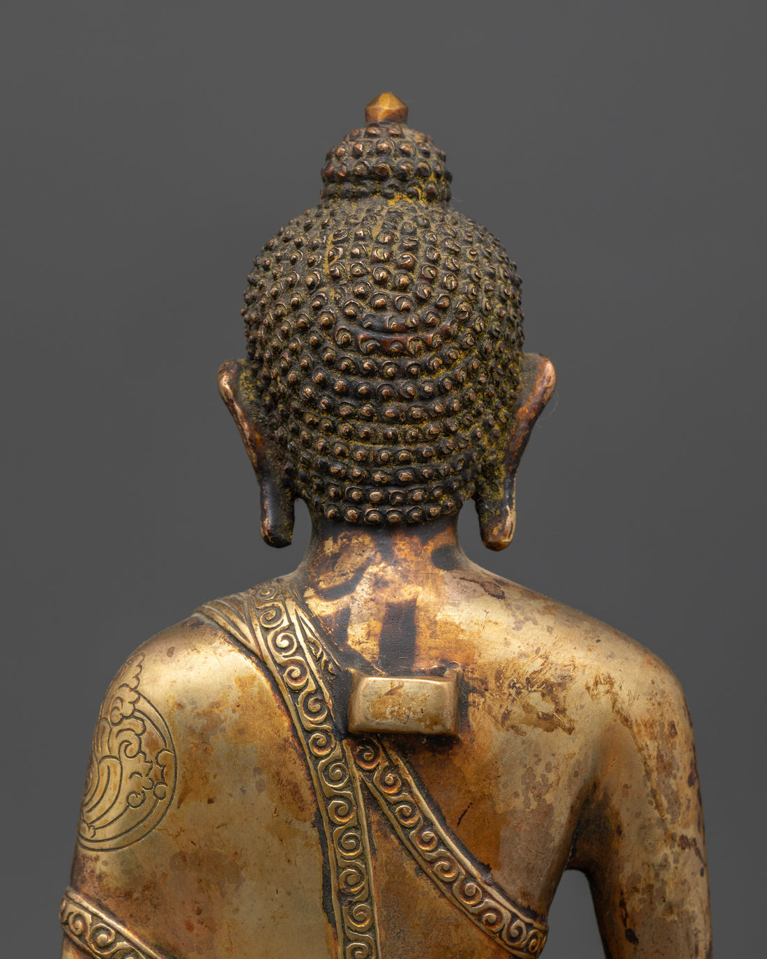 Antique Buddha Amitabha Statue: Symbolizing Infinite Compassion