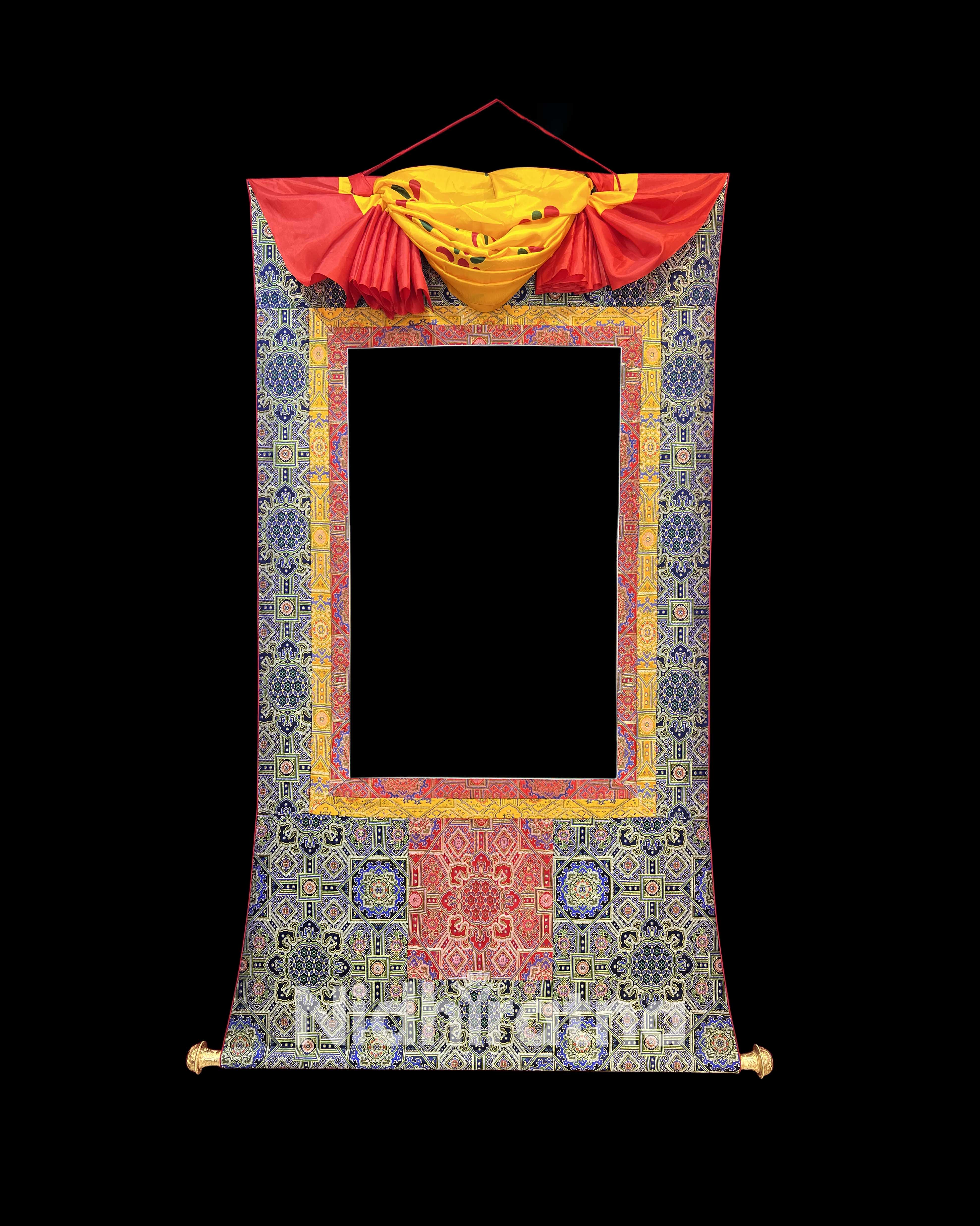 11 Tibetan Thangka Brocade