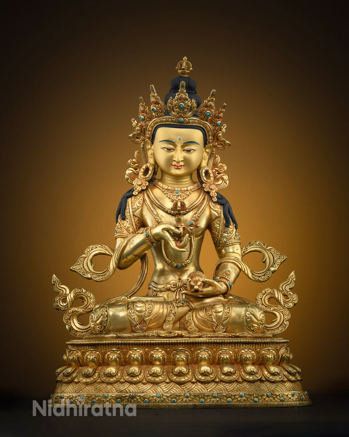 Masterpiece Vajrasattva Statue: A Radiant Icon of Vajrayana