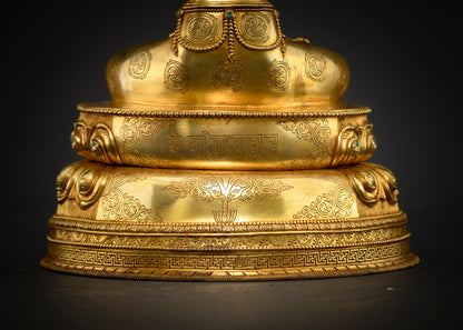 Tibetan Chenrezig Statue: Emblem of Compassion