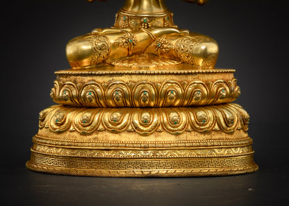 Tibetan Chenrezig Statue: Emblem of Compassion