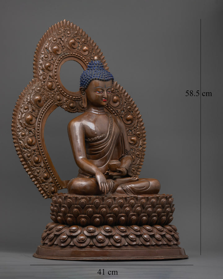 Oxidized Buddha Shakyamuni: A Divine Representation of Enlightenment