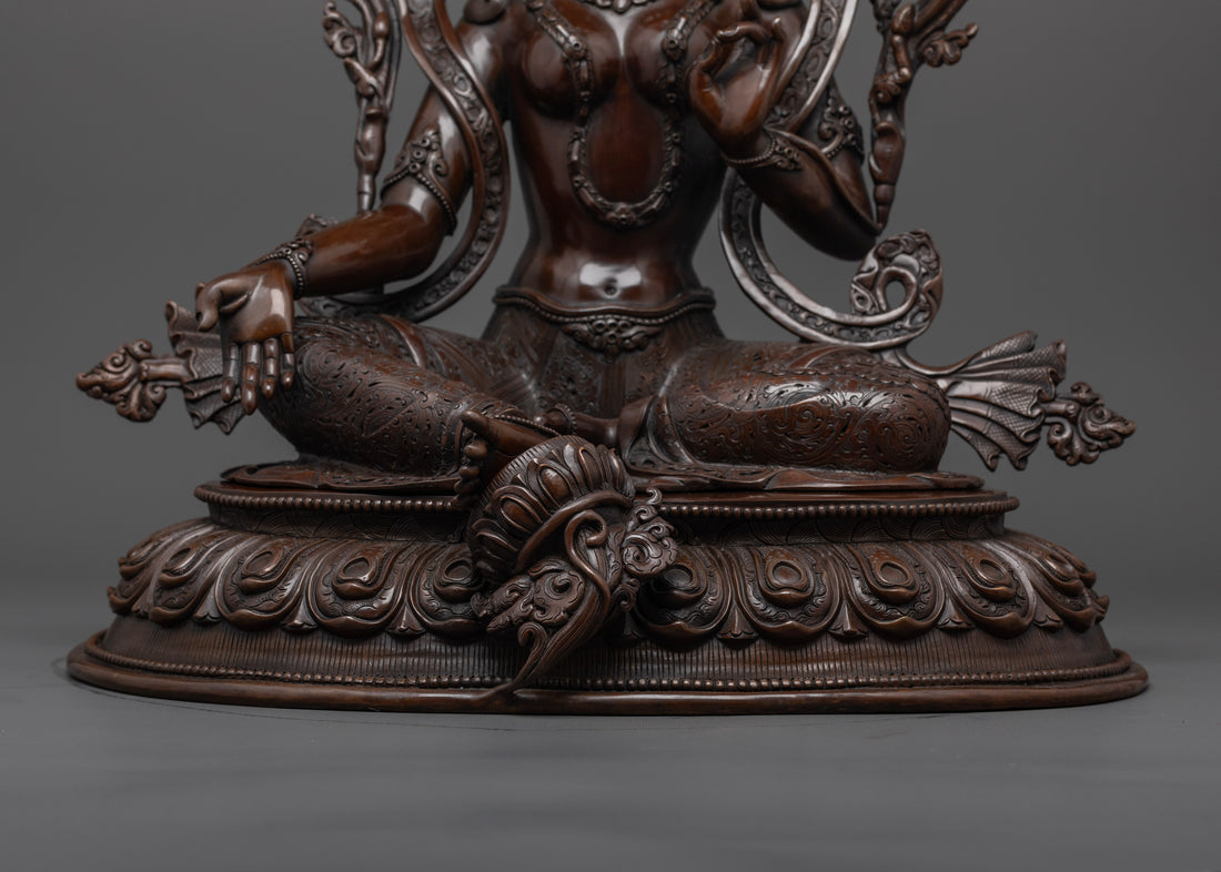 Shop Green Tara Statue: Spiritual Art for Meditation