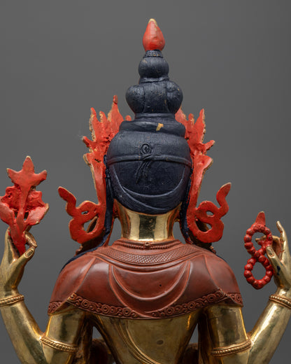 Divine Chenrezig Statue - A Sacred Icon of Compassion