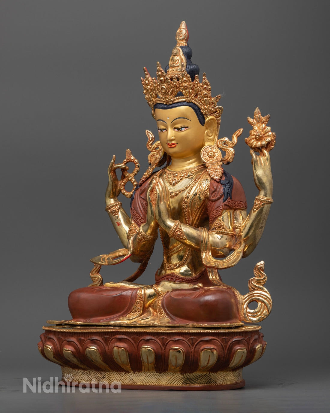 Divine Chenrezig Statue - A Sacred Icon of Compassion