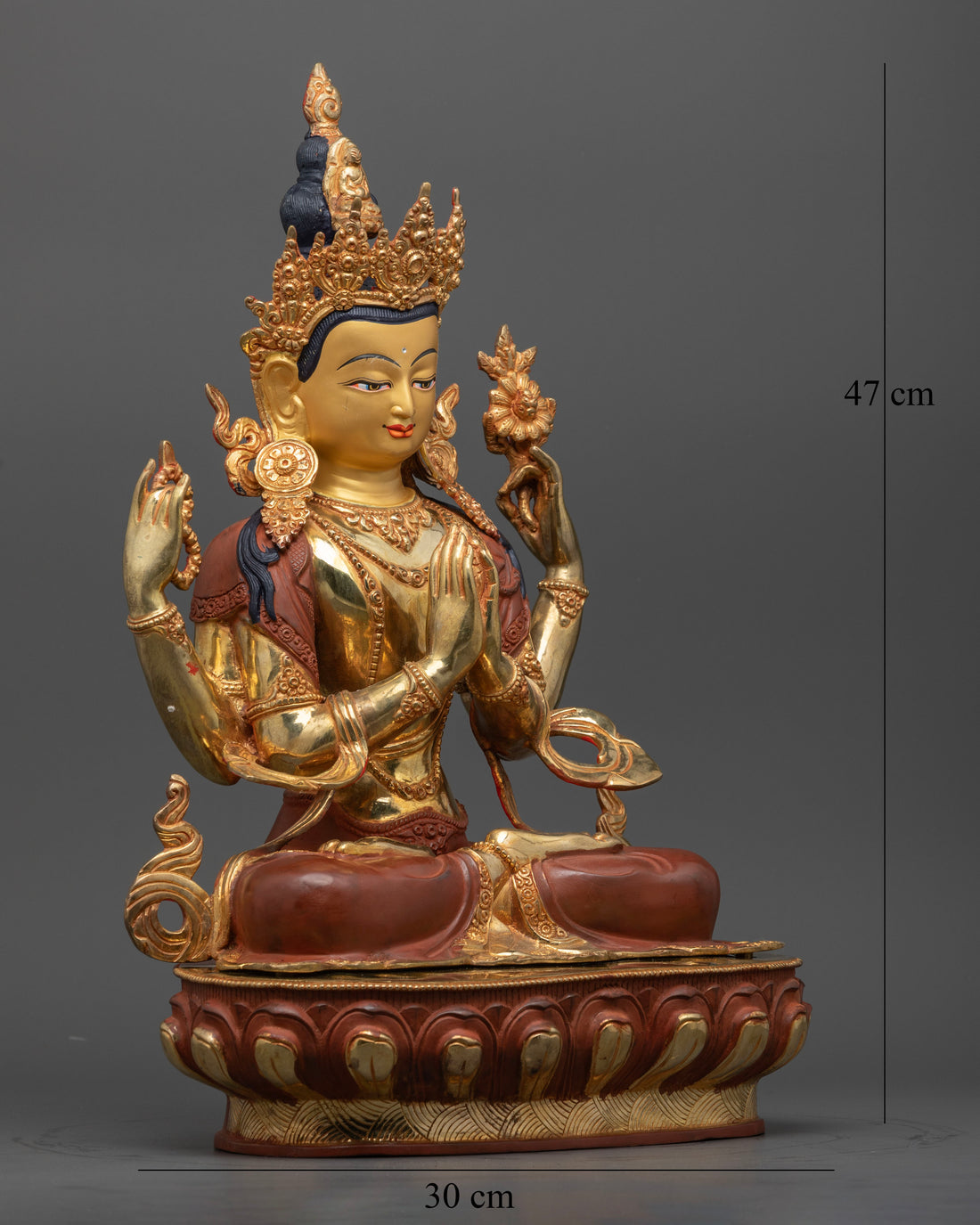 Divine Chenrezig Statue - A Sacred Icon of Compassion