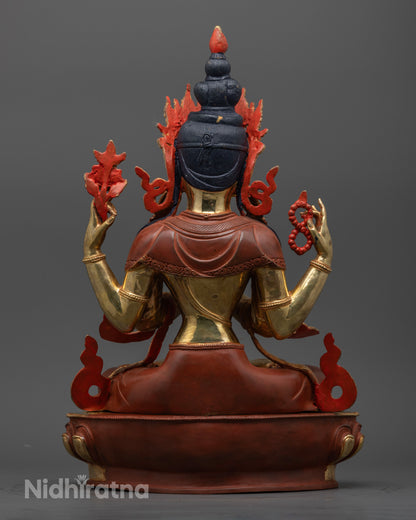 Divine Chenrezig Statue - A Sacred Icon of Compassion