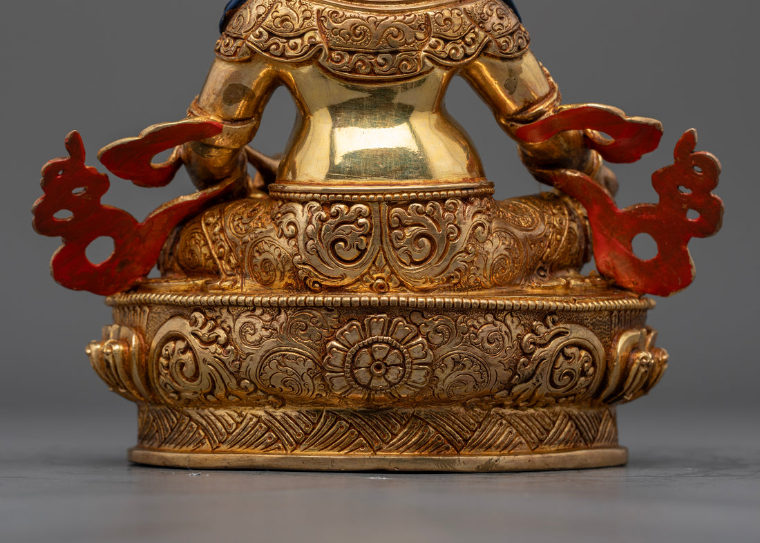 Dzambhala Wealth Statue: Tibetan Craftsmanship & Spiritual Energy